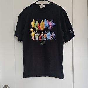 Champion Kids Black Sesame Street Chalk Art T-Shirt